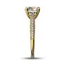 14 Karat Yellow Gold 2 Carat Classic Round Diamond Engagement Ring
 Image-4