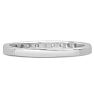 1/4 Carat Diamond Wedding Band In 14 Karat White Gold Image-3