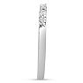 1/4 Carat Diamond Wedding Band In 14 Karat White Gold Image-5