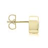 1 1/2 Carat Bezel Set Diamond Stud Earrings Crafted In 14 Karat Yellow Gold Image-4