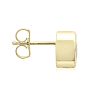 2 Carat Bezel Set Diamond Stud Earrings Crafted In 14 Karat Yellow Gold Image-4