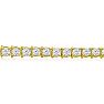 8 1/2 Carat Diamond Tennis Bracelet In 14 Karat Yellow Gold, 6 1/2 Inches Image-2