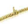 11 Carat Diamond Tennis Bracelet In 14 Karat Yellow Gold, 8 1/2 Inches Image-3