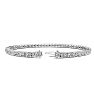 3 1/2 Carat Diamond Tennis Bracelet In 14 Karat White Gold, 6 1/2 Inches Image-2