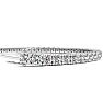 3 1/2 Carat Diamond Tennis Bracelet In 14 Karat White Gold, 6 1/2 Inches Image-3
