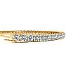 4 1/4 Carat Diamond Tennis Bracelet In 14 Karat Yellow Gold, 7 1/2 Inches Image-3