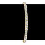 4 1/4 Carat Diamond Tennis Bracelet In 14 Karat Yellow Gold, 7 1/2 Inches Image-4
