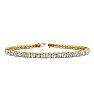 4 3/4 Carat Diamond Tennis Bracelet In 14 Karat Yellow Gold, 8 1/2 Inches Image-1