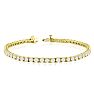 7 1/2 Carat Diamond Tennis Bracelet In 14 Karat Yellow Gold, 7 1/2 Inches Image-1