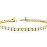 7 1/2 Carat Diamond Tennis Bracelet In 14 Karat Yellow Gold, 7 1/2 Inches Image-2