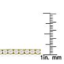 7 1/2 Carat Diamond Tennis Bracelet In 14 Karat Yellow Gold, 7 1/2 Inches Image-4