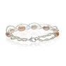 8mm Freshwater Cultured Pearl and Fine Crystal Bracelet Image-2