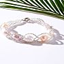 8mm Freshwater Cultured Pearl and Fine Crystal Bracelet Image-4