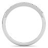 1/4 Carat Diamond Wedding Band In 14K White Gold Image-3