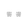 5 Point Tiny Diamond Stud Earrings in Solid Sterling Silver. One Of SuperJeweler's Most Popular Items!
 Image-2