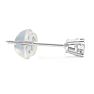 Super-Comfort 14K White Gold Silicone Hypoallergenic Earring Clutches Image-2