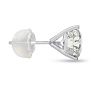 Super-Comfort 14K White Gold Silicone Hypoallergenic Earring Clutches Image-4