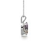 1/2 Carat Oval Shape Mystic Topaz Necklace In Sterling Silver, 18 Inches Image-3