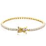 1/2 Carat Classic Round Diamond Tennis Bracelet.  Image-2