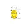 1 Carat Oval Shape Citrine Stud Earrings In 14K Yellow Gold Over Sterling Silver Image-4