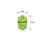 1 Carat Oval Shape Peridot Stud Earrings In 14K Yellow Gold Over Sterling Silver Image-4