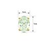 1 1/2 Carat Oval Shape Green Amethyst Stud Earrings In 14K Yellow Gold Over Sterling Silver Image-4