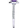 1 Carat Oval Shape Amethyst and Halo Diamond Ring In 14 Karat White Gold Image-4