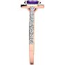 1 Carat Oval Shape Amethyst and Halo Diamond Ring In 14 Karat Rose Gold Image-4
