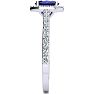 1 1/3 Carat Oval Shape Sapphire and Halo Diamond Ring In 14 Karat White Gold Image-4