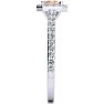 1-1/4 Carat Morganite and Halo Diamond Ring In 14 Karat White Gold Image-4