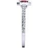 1 1/3 Carat Ruby and Halo Diamond Ring In 14 Karat White Gold Image-4