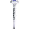 1 1/2 Carat Sapphire and Halo Diamond Ring In 14 Karat White Gold Image-4