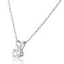 10 Point Diamond Solitaire Necklace With Free 18 Inch Chain.  Very Cute And Sparkly!
 Image-2