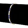 5 Carat Tanzanite and Diamond Bracelet In 14 Karat Yellow Gold Image-4