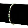 5 Carat Emerald and Diamond Bracelet In 14 Karat Yellow Gold Image-4