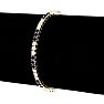 5 Carat Sapphire and Diamond Bracelet In 14 Karat Yellow Gold Image-4