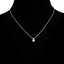 3/4 CARAT 14k White Gold Diamond Pendant BLOWOUT PRICE! Image-5