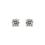 Nearly 1/3 Carat Fiery Diamond Studs In Solid Sterling Silver. Wear These Every Day! Image-2