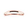 10K Rose Gold 1.5MM Comfort Fit Curved Double Wave Thumb Rings Image-1