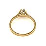 Round Engagement Rings, 1/2 Carat Diamond Solitaire Engagement Ring Crafted In 14 Karat Yellow Gold Image-5