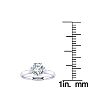 Round Engagement Rings, 3/4 Carat Diamond Solitaire Engagement Ring Crafted In 14 Karat White Gold Image-6