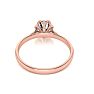 Round Engagement Rings, 3/4 Carat Diamond Solitaire Engagement Ring Crafted In 14 Karat Rose Gold Image-5