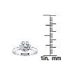 Round Engagement Rings, 1 Carat Diamond Solitaire Engagement Ring Crafted In 14 Karat White Gold Image-6