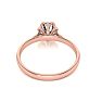 Round Engagement Rings, 1 Carat Diamond Solitaire Engagement Ring Crafted In 14 Karat Rose Gold Image-5