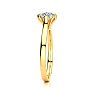 3/4 Carat Oval Shape Solitaire Engagement Ring In 14 Karat Yellow Gold Image-4