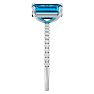 2 Carat Blue Topaz and Diamond Ring In 14 Karat White Gold Image-4