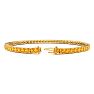 3 1/2 Carat Citrine Tennis Bracelet In 14 Karat Yellow Gold, 6 1/2 Inches Image-2