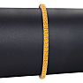 3 1/2 Carat Citrine Tennis Bracelet In 14 Karat Rose Gold, 6 Inches Image-5
