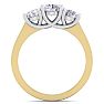 1 1/2 Carat Three Diamond Ring In 14 Karat Yellow Gold Image-3