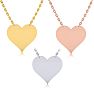 Sterling Silver Heart Necklace, 18 Inches Image-2